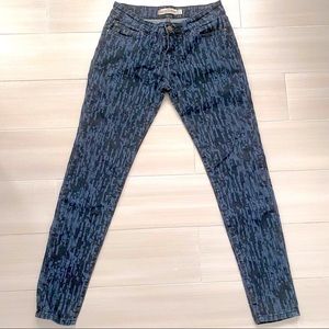 Zara animal print jean